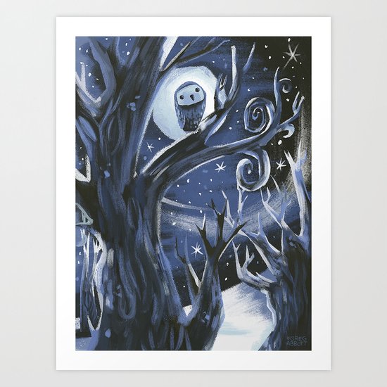 On a Night Like This Art Print