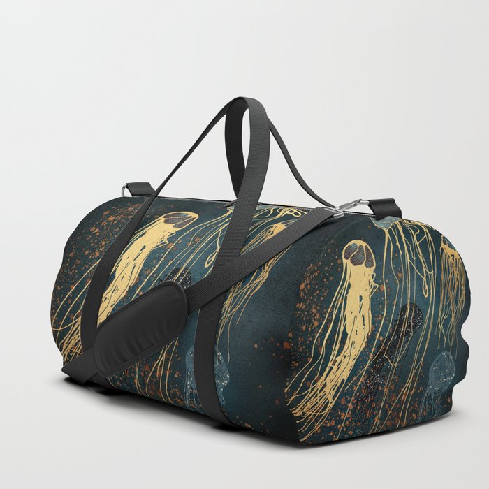 Metallic Jellyfish Duffle Bag