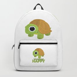Turtles Make Me Happy Backpack