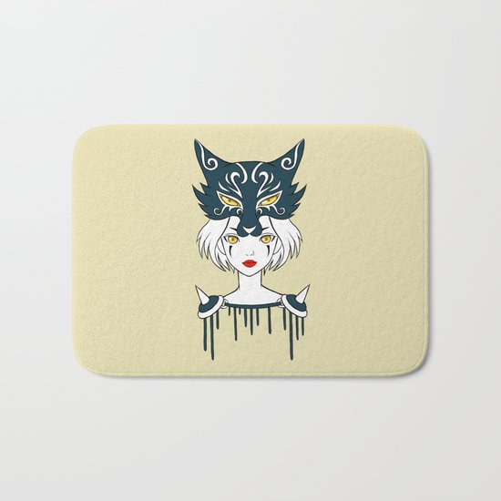 Wolf Tribe Bath Mat