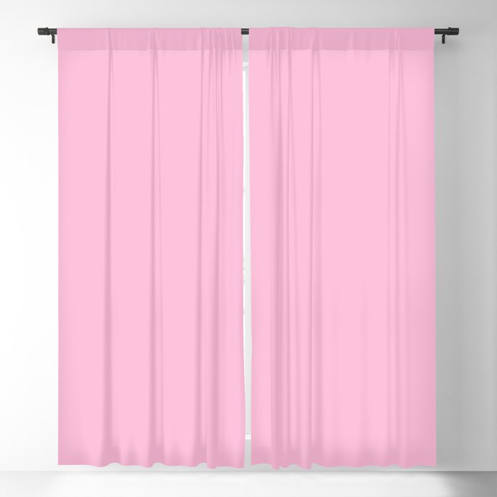 From The Crayon Box – Cotton Candy Pink - Pastel Pink Solid Color Blackout Curtain