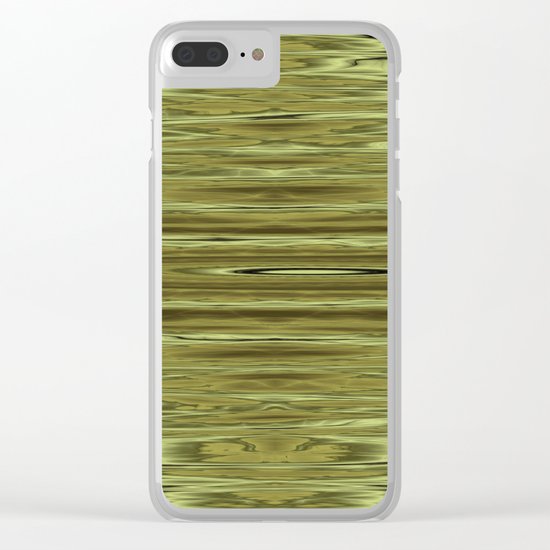 Abstraction Serenity in Pinewood Clear iPhone Case