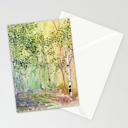 4 season watercolor collection - spring Stationery Card