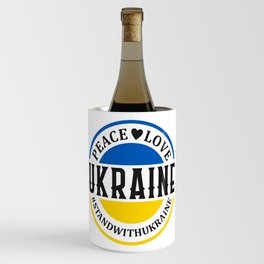 Peace Love Ukraine Wine Chiller
