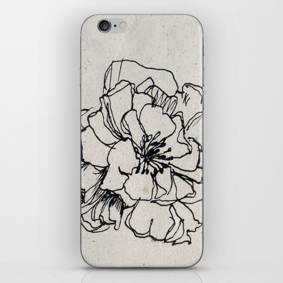 Flower Hairpin iPhone & iPod Skin