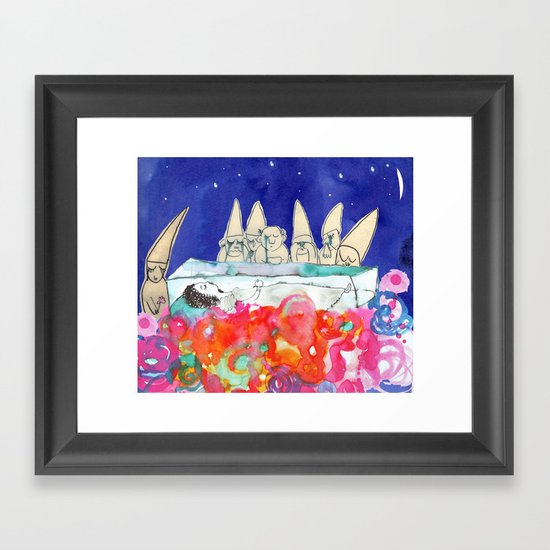 Snow White Framed Art Print