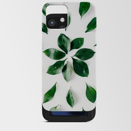 Natural Leaves iPhone Card Case