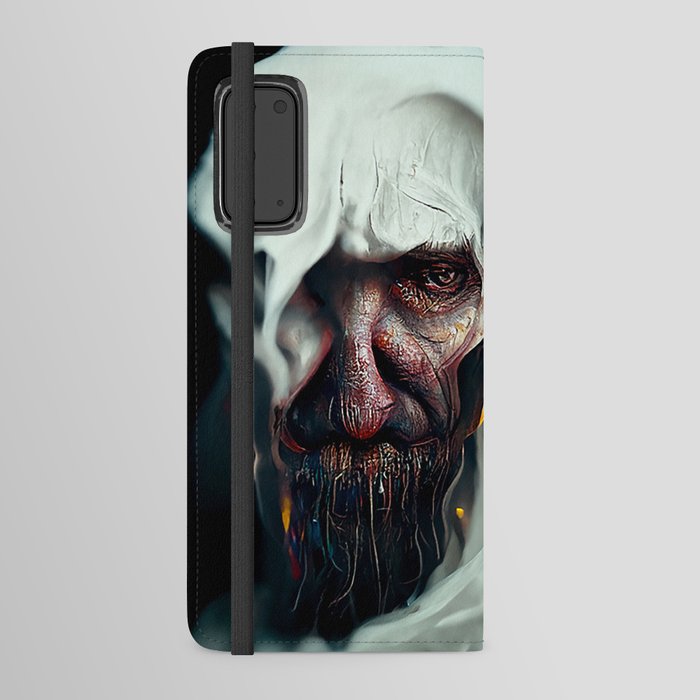 Scary ghost face #1 | AI fantasy art Android Wallet Case