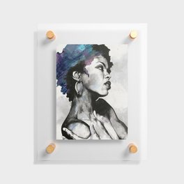 Miseducation: Lauryn Hill tribute portrait Floating Acrylic Print