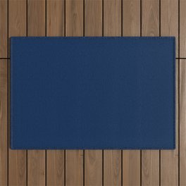 Navy blue solid color Outdoor Rug