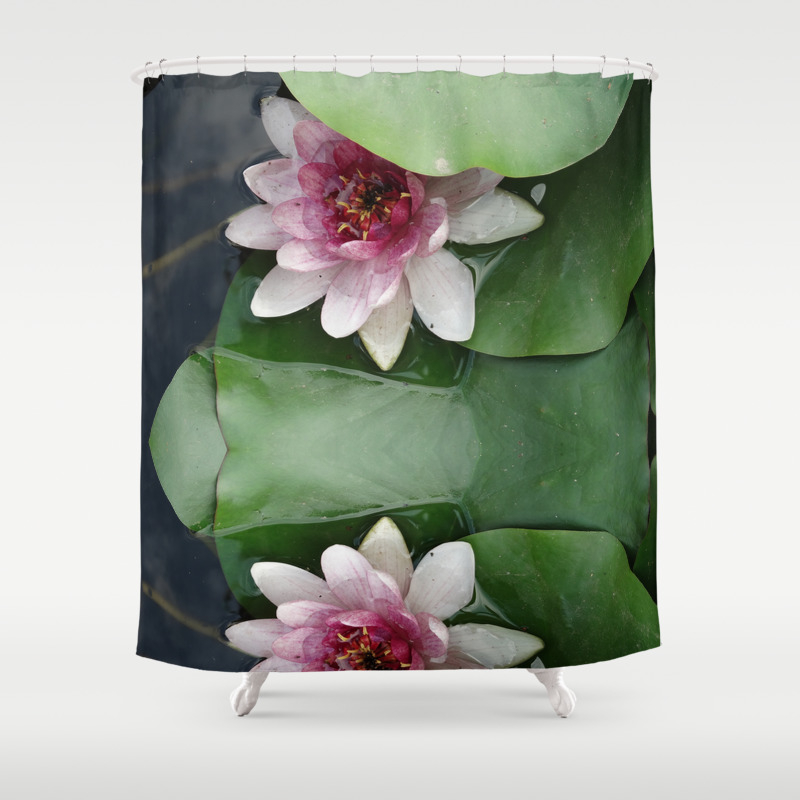 Beautiful Lotus Flower Shower Curtain, Lotus Flower Shower Curtain