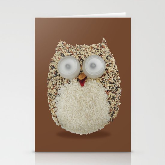 Specs, The Grainy Owl! Stationery Cards