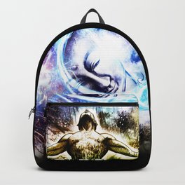 I am a Son of Earth and Starry Heaven Backpack | Spirit, Spiritual, Energy, Positivevibes, Digital, Thirdeye, Sacredvisions, Vibration, Surrender, Cosmic 