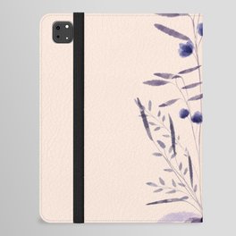 Purple Flower Bouquet iPad Folio Case