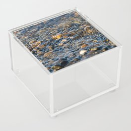 Underwater River Pebbles Acrylic Box