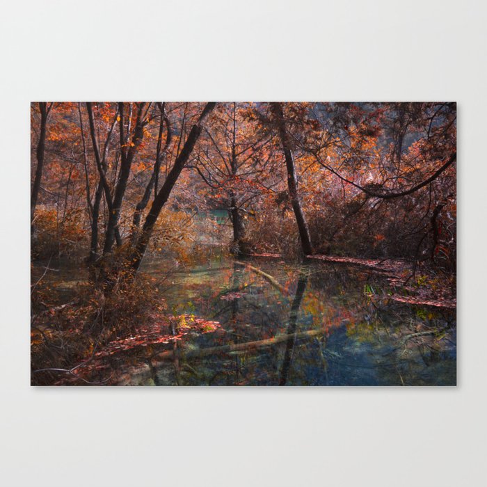 Autumn Reflections Canvas Print By Milamai Society6