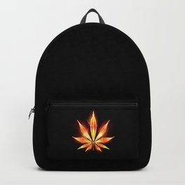 Cannabis Fire Leaf Backpack
