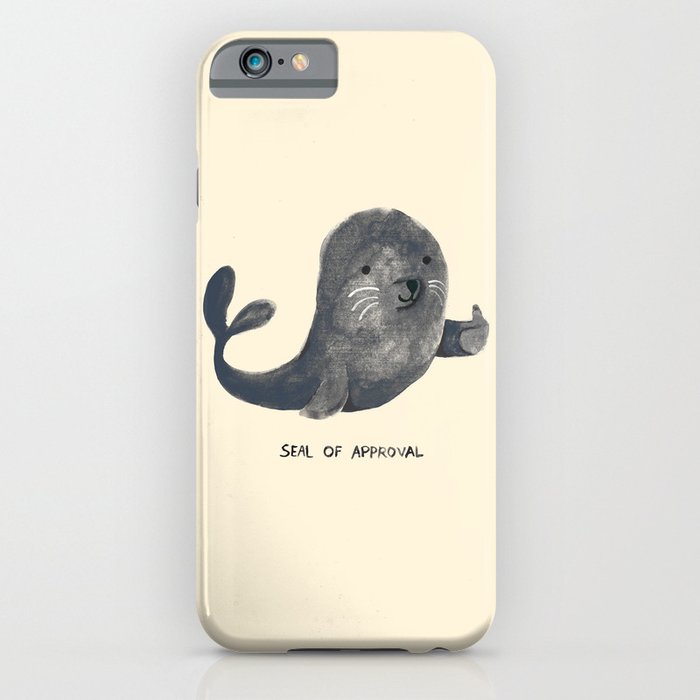 seal of approval iphone case