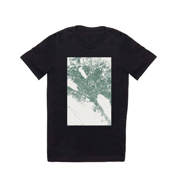 Mexico, Monterrey Map - Minimalist  T Shirt