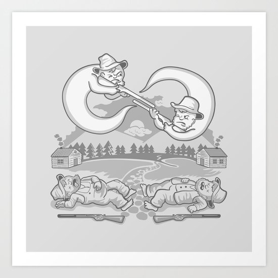 Eternal Feud Art Print