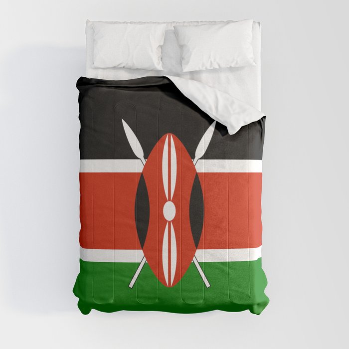 Kenyan flag of Kenya Comforter