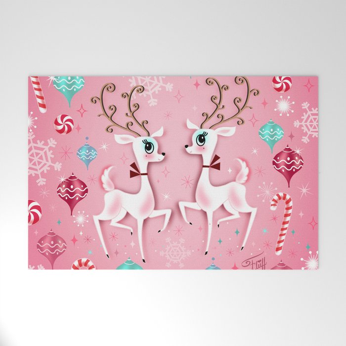 Make It Rain-deer Welcome Mat