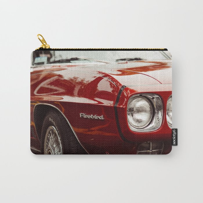 Vintage 1969 Firebird American Classic Muscle car automobile transportation color photograph / photography poster posters Carry-All Pouch