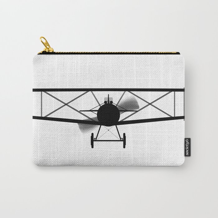 Biplane Silhouette Carry-All Pouch