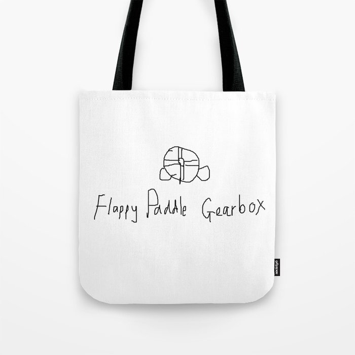 Flappy Paddle Gearbox Tote Bag by hugobratislava Society6