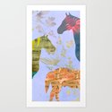 Chinese Lunar New Year and 12 animals The DRAGON 龍 Art Print by Shih