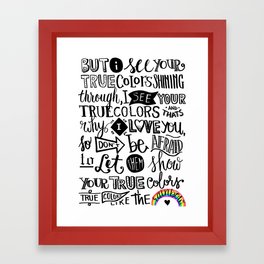 True Colors Framed Art Print