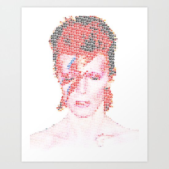 SPACE INVADING ODDITY Art Print