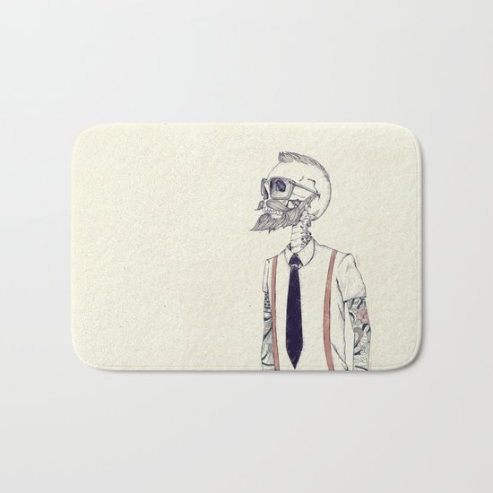 The Gentleman becomes a Hipster Bath Mat