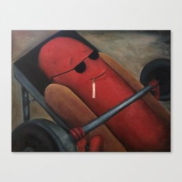 Beefin Up Canvas Print