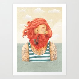 Octopus Art Print