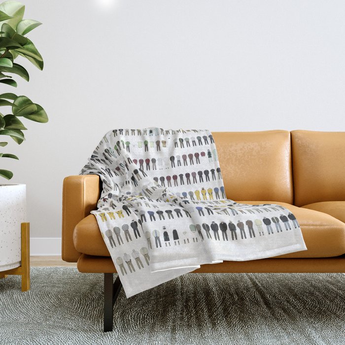 Walter White's Wardrobe - Complete Series Throw Blanket