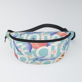 You're doing great peach lettering illustration with peaches Fanny Pack