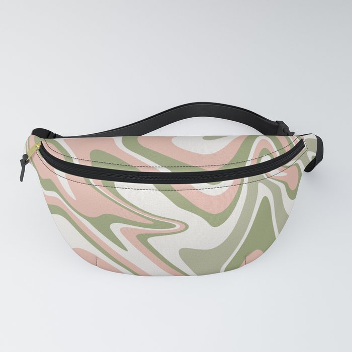 Marbled Green & Pink Fanny Pack
