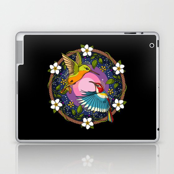 Ayahuasca Hummingbirds Laptop & iPad Skin