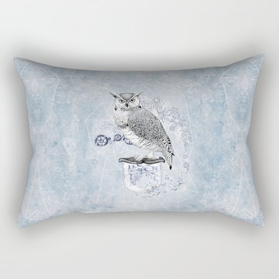 Owl Theory Rectangular Pillow