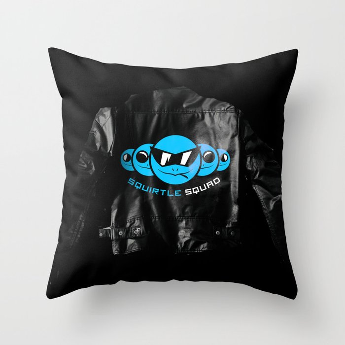 Squirtle Squad Throw Pillow