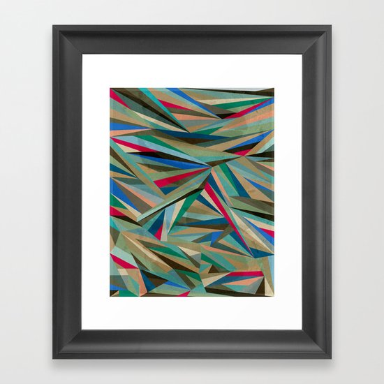 Travel Fragments Framed Art Print