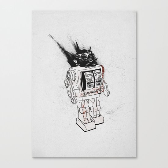 robot army Canvas Print