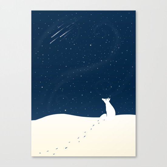 Winter Night Canvas Print