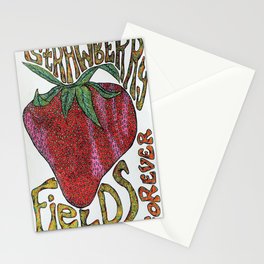 Strawberry Fields Forever  Stationery Cards