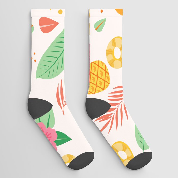 aloha pattern Socks