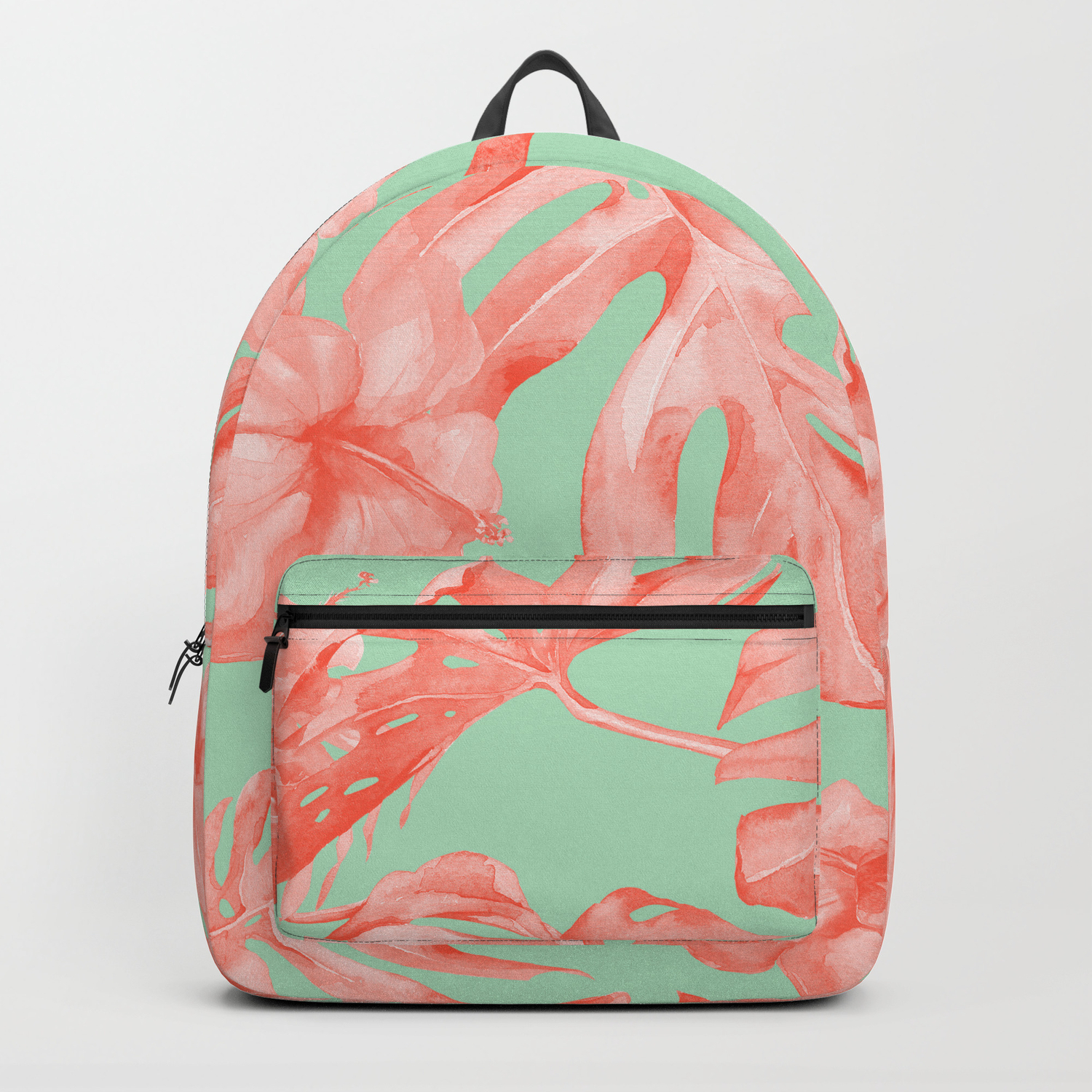 pastel green backpack