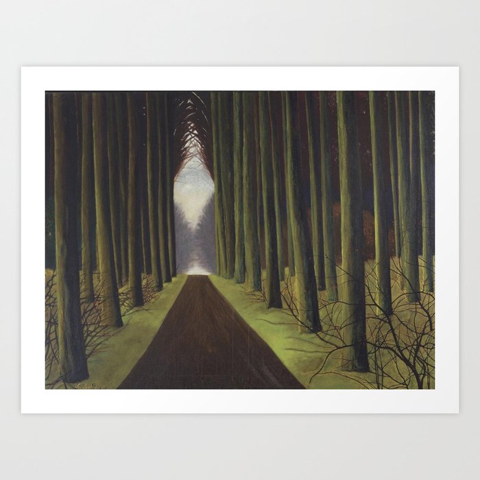 The Way through the Dark Forest by Leon Spilliaert Art Print