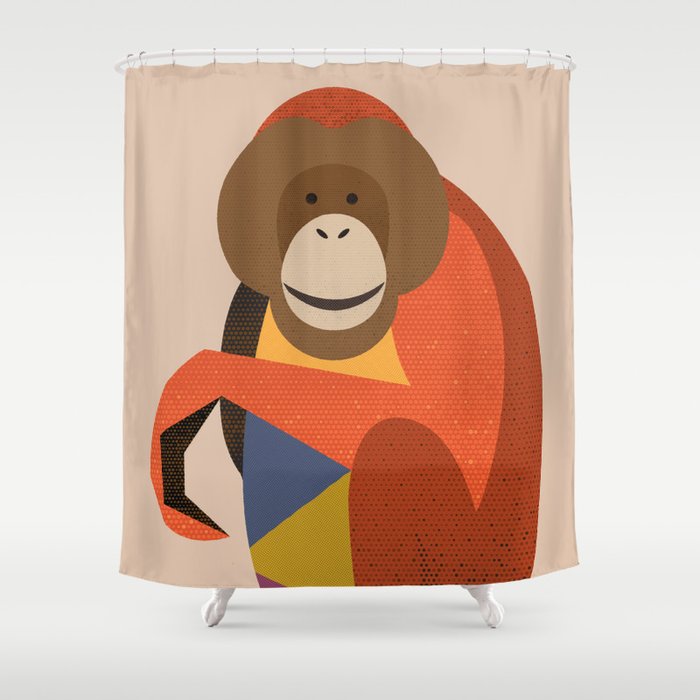 Orangutan Shower Curtain