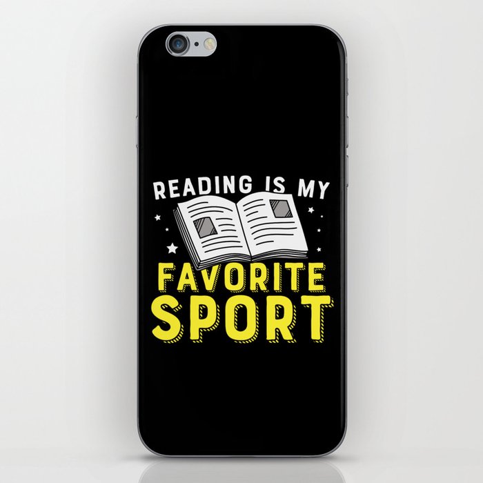 Reading Is My Favorite Sport iPhone Skin